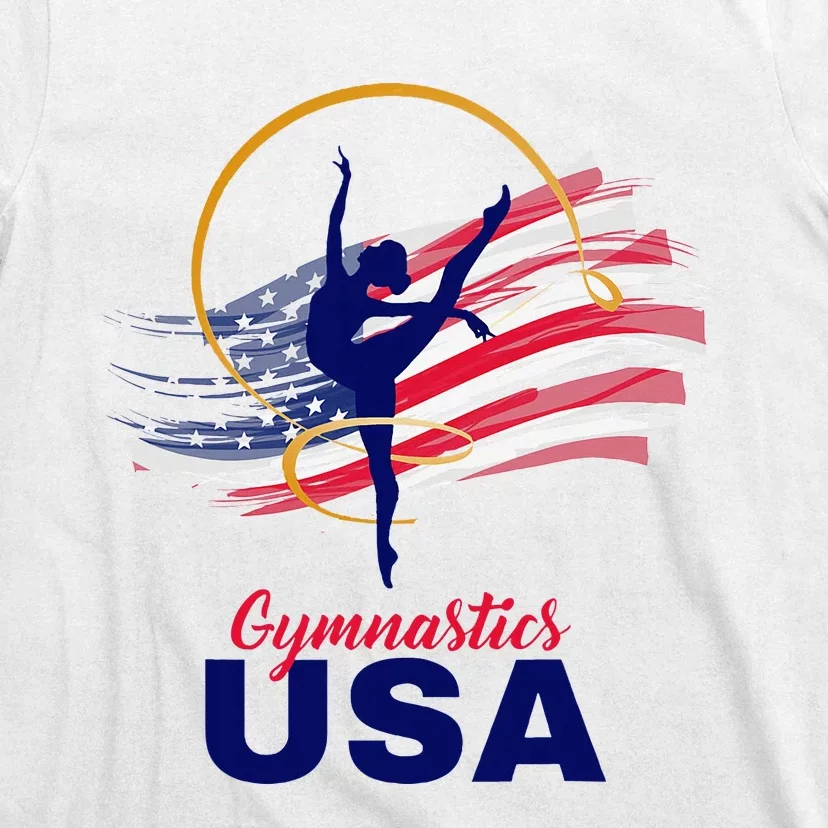 Gymnastics Usa Support T-Shirt