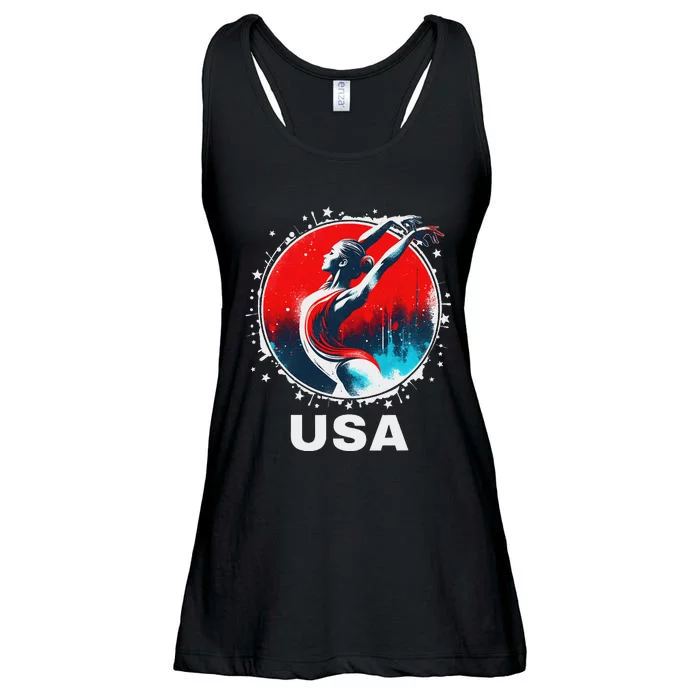 Gymnastics United States Gymnastics Team Apparel Gymnastics Ladies Essential Flowy Tank