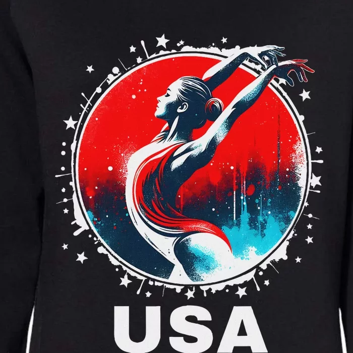 Gymnastics United States Gymnastics Team Apparel Gymnastics Womens California Wash Sweatshirt