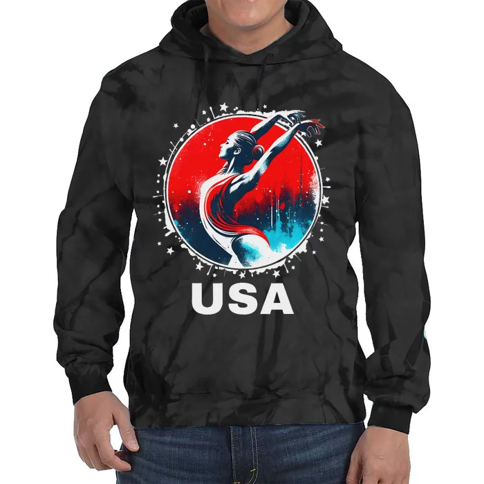 Gymnastics United States Gymnastics Team Apparel Gymnastics Tie Dye Hoodie