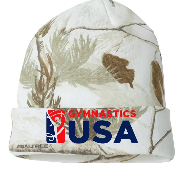 Gymnastics Usa Support The T.E.A.M. U.S.A Flag Kati - 12in Camo Beanie