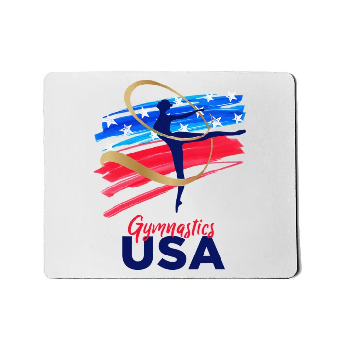 Gymnastics USA Support the Team USA Flag Mousepad