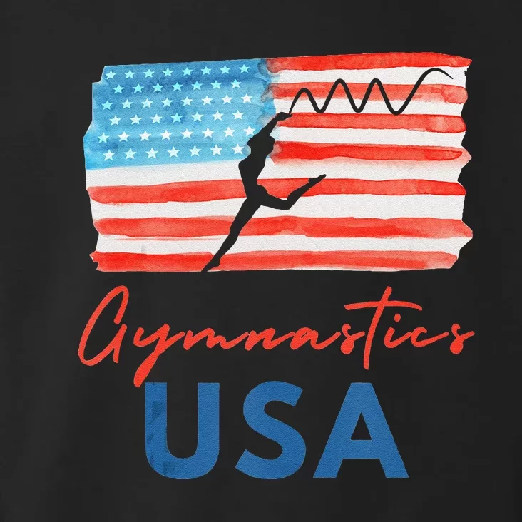 Gymnastics Usa Support The Team Costumes Usa Flag Gymnastics Toddler Hoodie