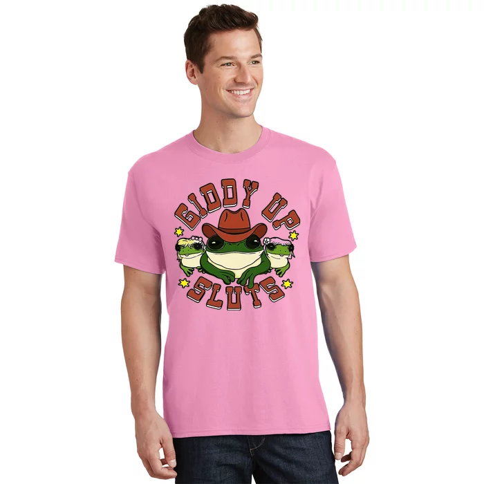 Giddy Up Sluts Frog Funny T-Shirt