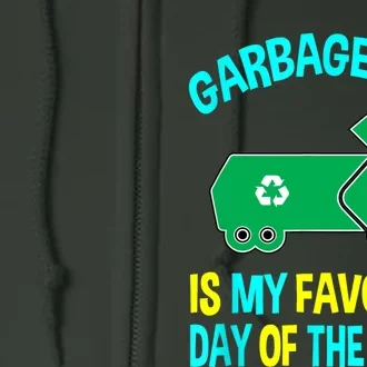 Garbage Uniform Trash Truck Kids Garbage Man Costume Full Zip Hoodie