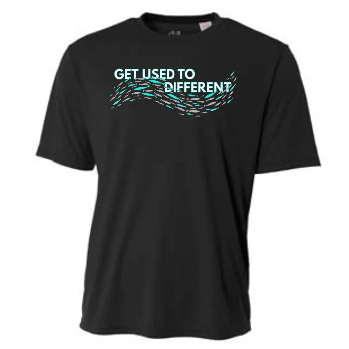 Get Used To Different X Chosen X Fish Against The Current Cooling Performance Crew T-Shirt