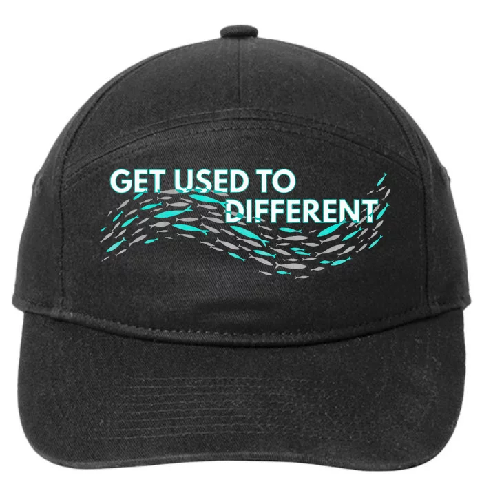 Get Used To Different X Chosen X Fish Against The Current 7-Panel Snapback Hat