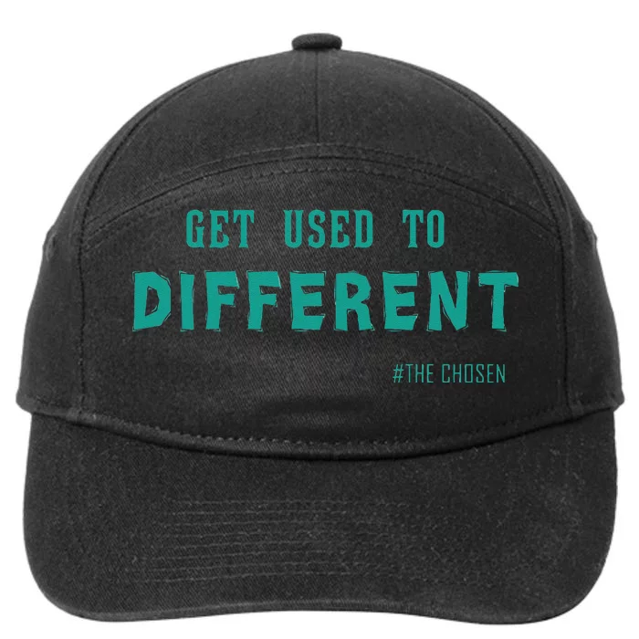 Get Used To Different Chosen 7-Panel Snapback Hat