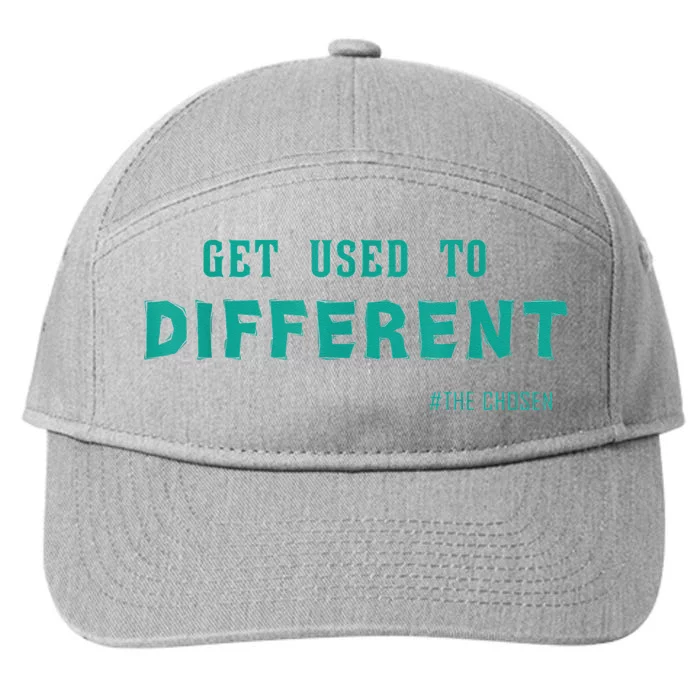 Get Used To Different Chosen 7-Panel Snapback Hat