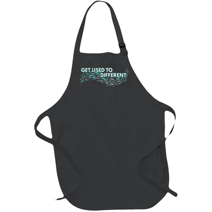 Get Used To Different X Chosen X Fish Against The Current Full-Length Apron With Pocket