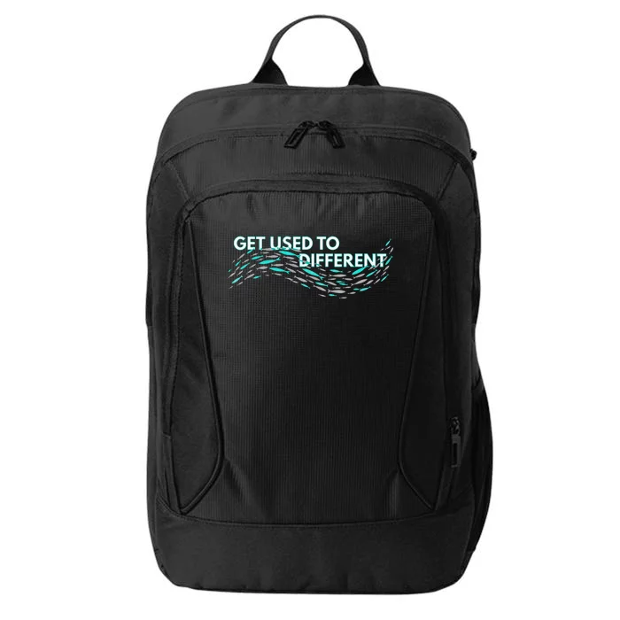 Get Used To Different X Chosen X Fish Against The Current City Backpack