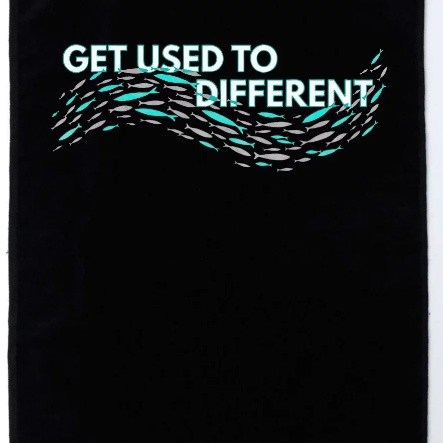 Get Used To Different X Chosen X Fish Against The Current Platinum Collection Golf Towel