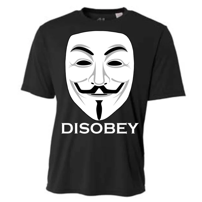 Guy Fawkes Mask Disobey Cooling Performance Crew T-Shirt