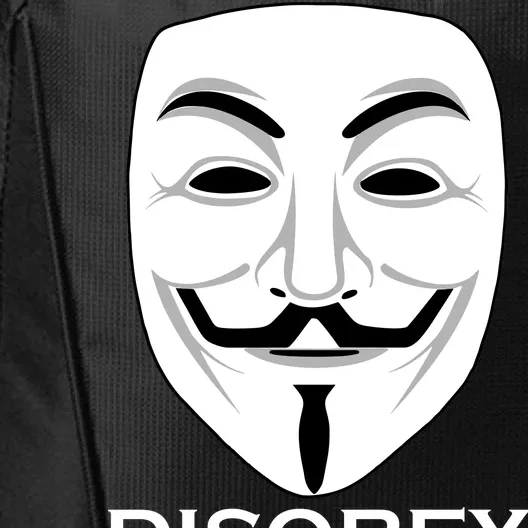 Guy Fawkes Mask Disobey City Backpack