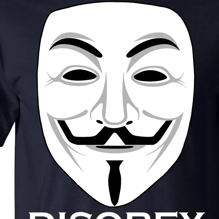 Guy Fawkes Mask Disobey Tall T-Shirt