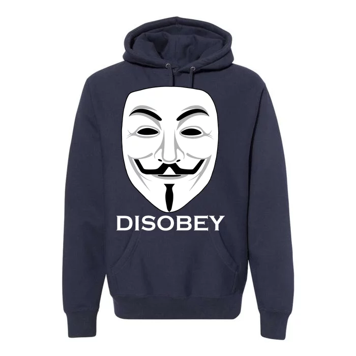 Guy Fawkes Mask Disobey Premium Hoodie