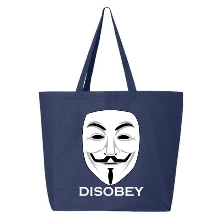 Guy Fawkes Mask Disobey 25L Jumbo Tote