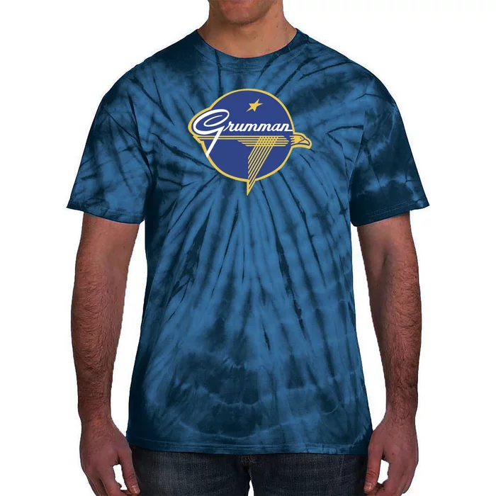 Grumman Vintage Aircraft Usa Tie-Dye T-Shirt