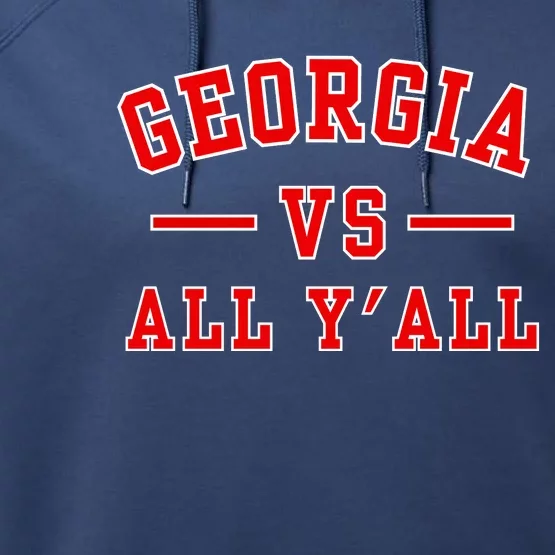 Georgia Vs All YAll Performance Fleece Hoodie