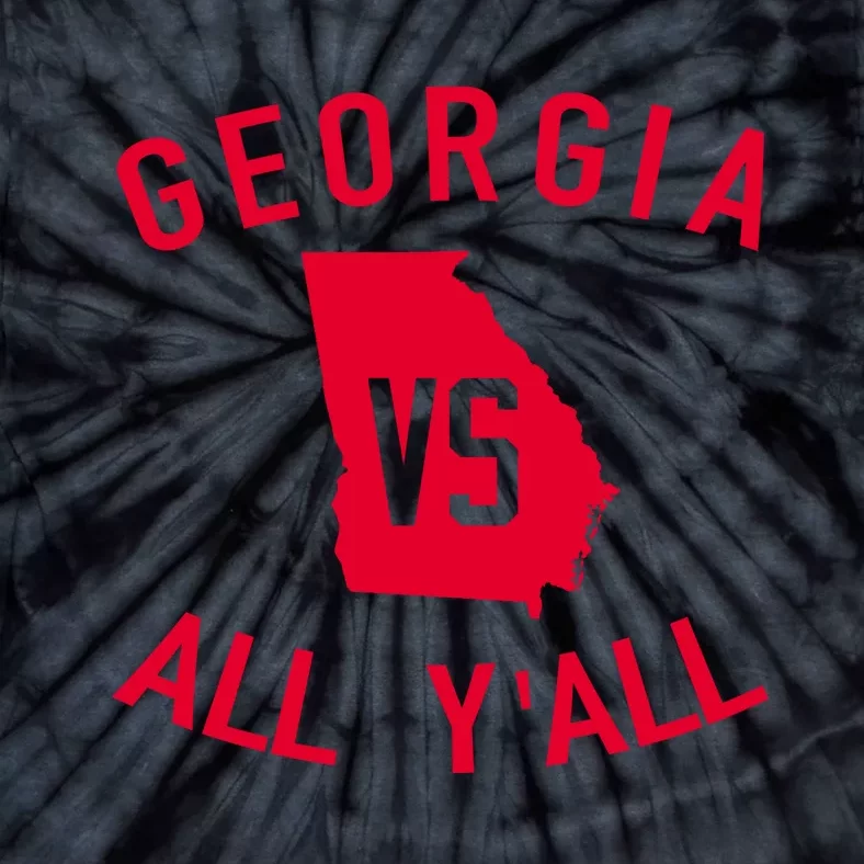 Georgia Vs All Y'all Funny Georgia Tie-Dye T-Shirt