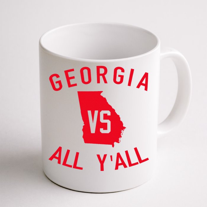 Georgia Vs All YAll Funny Georgia Front & Back Coffee Mug