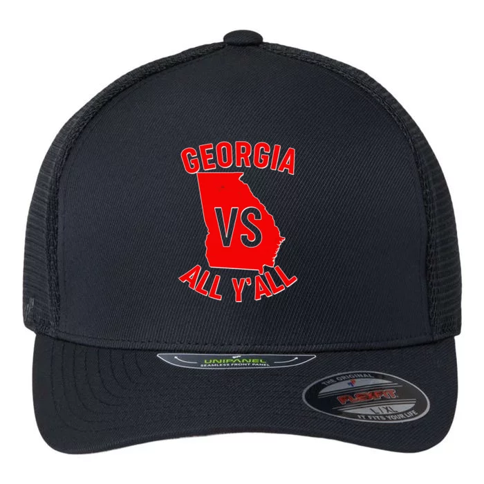 Georgia VS All Yall Football Fan Flexfit Unipanel Trucker Cap