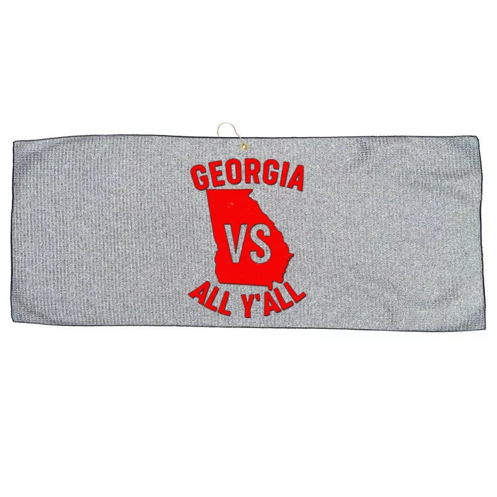 Georgia VS All Yall Football Fan Large Microfiber Waffle Golf Towel