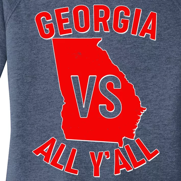 Georgia VS All Yall Football Fan Women's Perfect Tri Tunic Long Sleeve Shirt