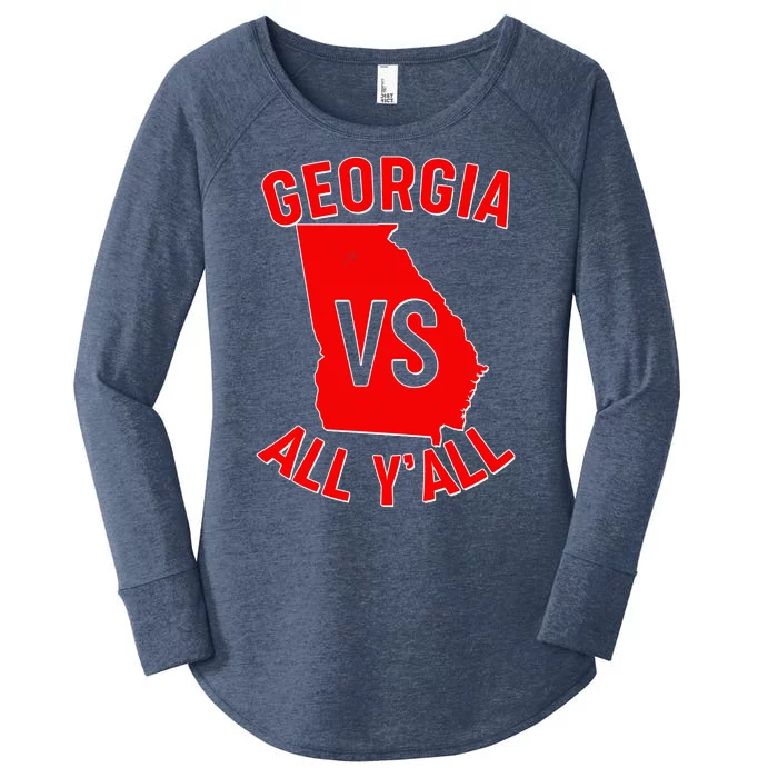 Georgia VS All Yall Football Fan Women's Perfect Tri Tunic Long Sleeve Shirt