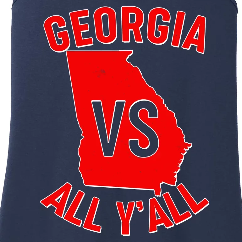 Georgia VS All Yall Football Fan Ladies Essential Tank