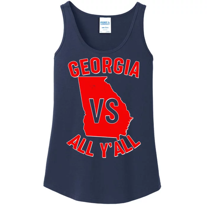 Georgia VS All Yall Football Fan Ladies Essential Tank