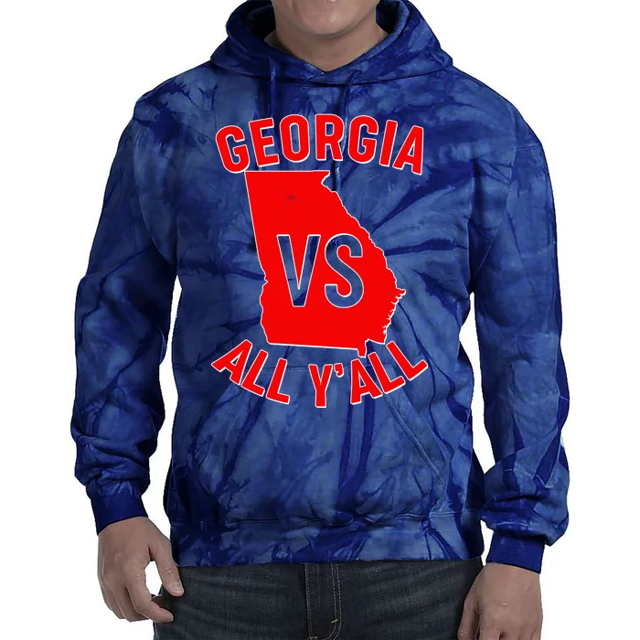 Georgia VS All Yall Football Fan Tie Dye Hoodie