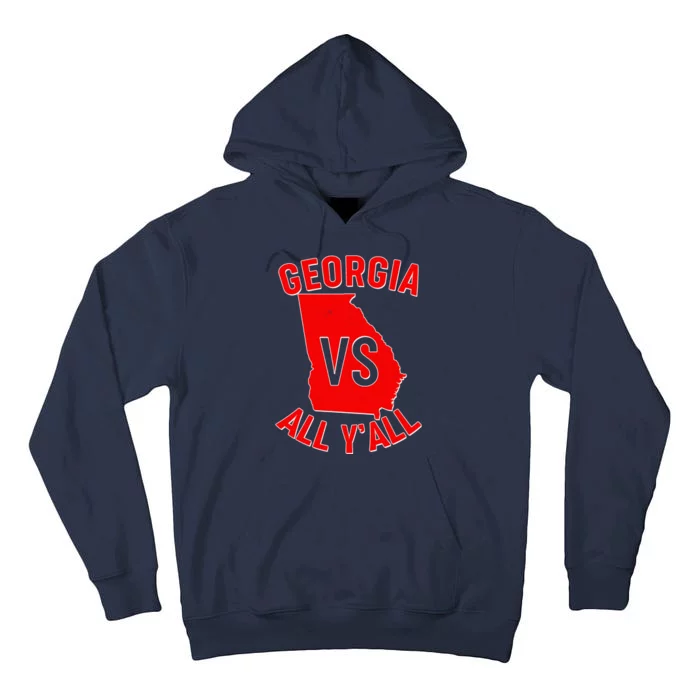 Georgia VS All Yall Football Fan Tall Hoodie