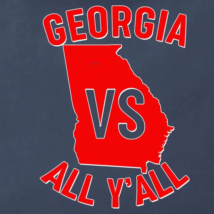 Georgia VS All Yall Football Fan Zip Tote Bag