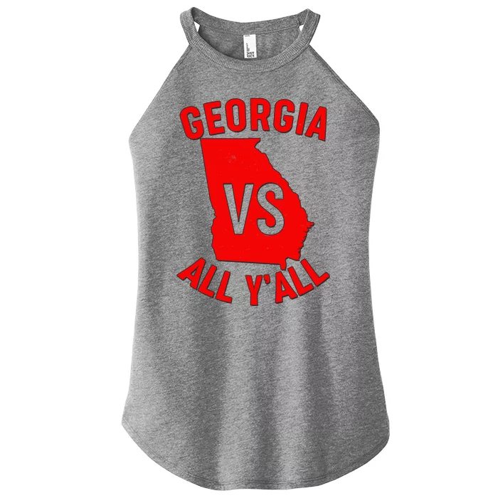 Georgia VS All Yall Football Fan Women’s Perfect Tri Rocker Tank