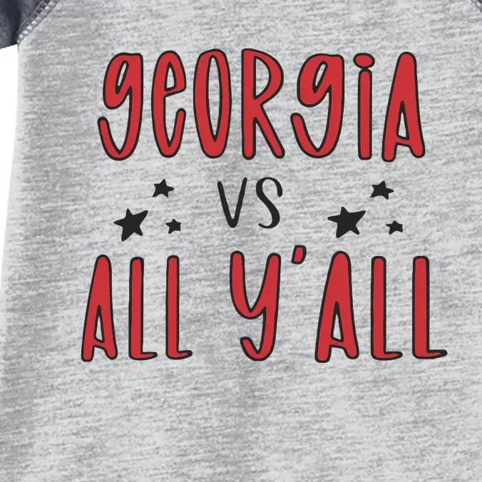 Georgia Vs All Y'all Infant Baby Jersey Bodysuit