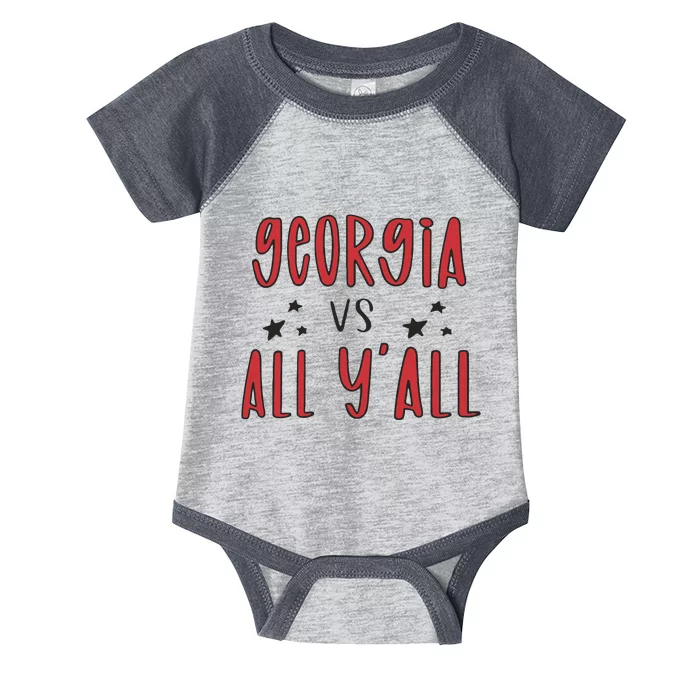 Georgia Vs All Y'all Infant Baby Jersey Bodysuit