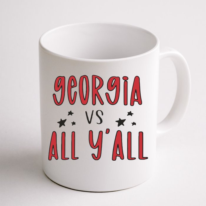 Georgia Vs All Y'all Front & Back Coffee Mug