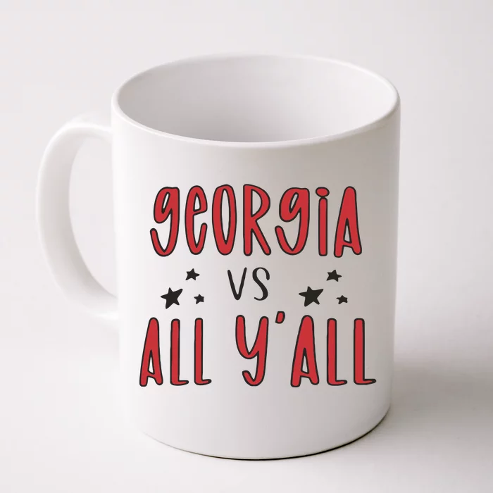 Georgia Vs All Y'all Front & Back Coffee Mug