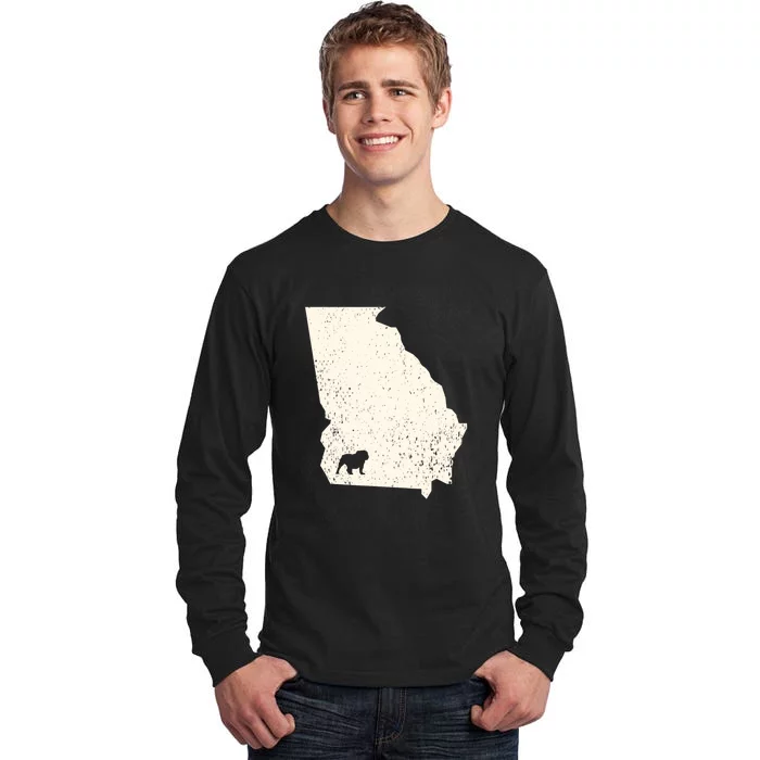 Georgia Vs All Yall Retro Vintage Tall Long Sleeve T-Shirt