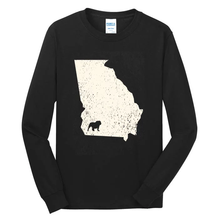 Georgia Vs All Yall Retro Vintage Tall Long Sleeve T-Shirt