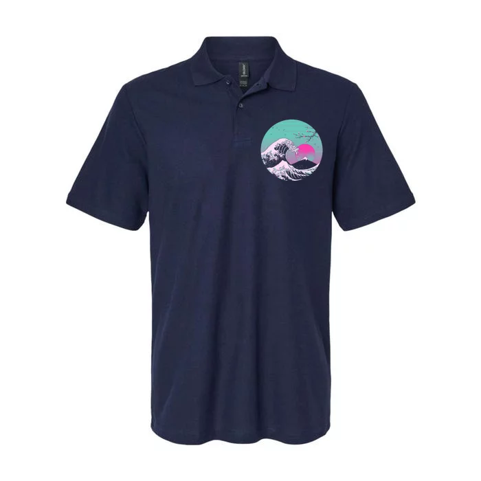 Great Vapor Aesthetics Softstyle Adult Sport Polo