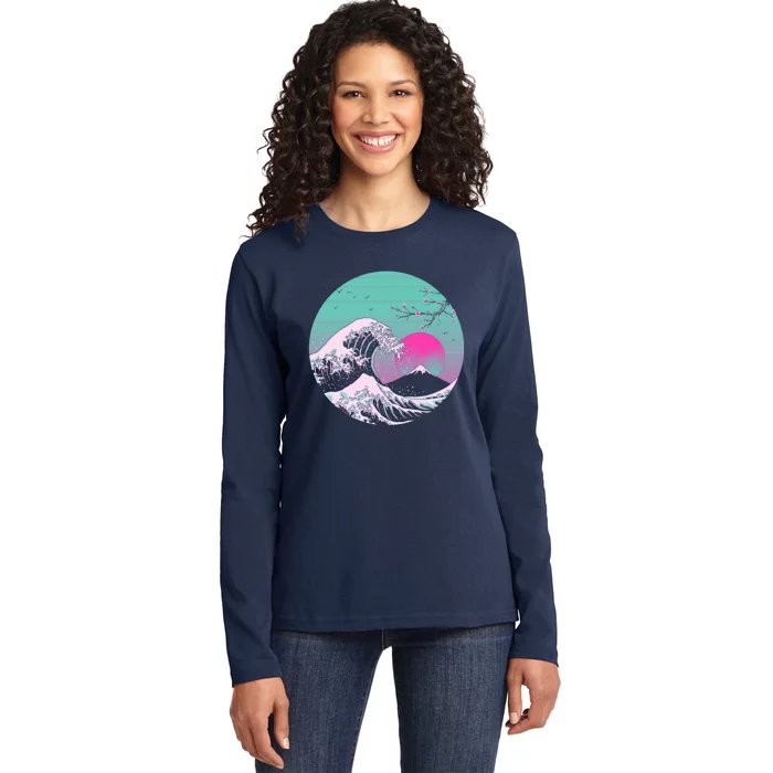 Great Vapor Aesthetics Ladies Long Sleeve Shirt