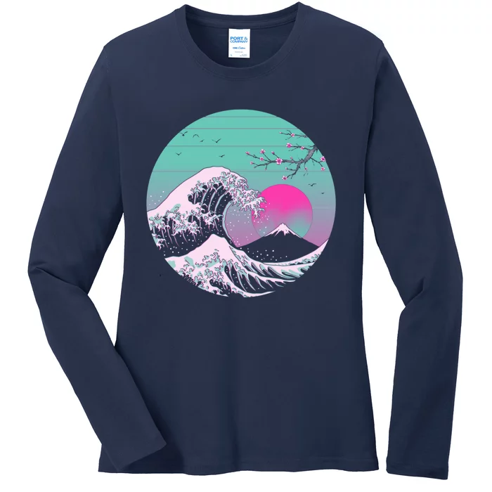 Great Vapor Aesthetics Ladies Long Sleeve Shirt