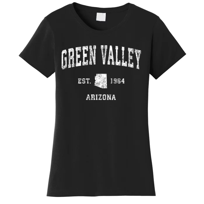 Green Valley Arizona Az Vintage Athletic Sports Women's T-Shirt