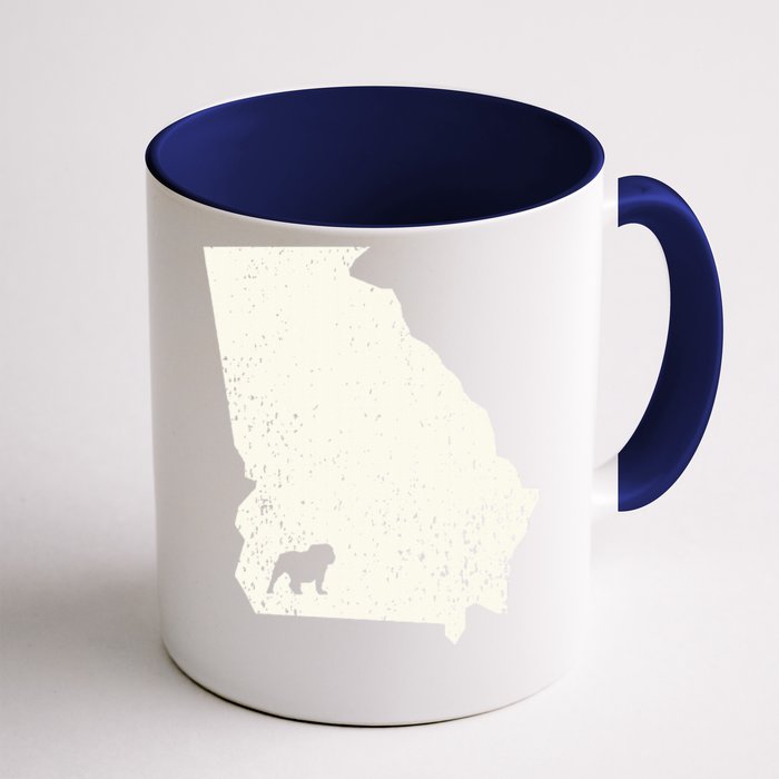 Georgia Vs All Yall Retro Vintage Front & Back Coffee Mug