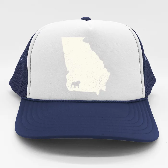 Georgia Vs All Yall Retro Vintage Trucker Hat