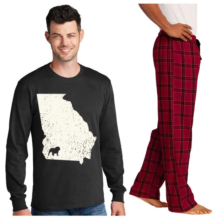 Georgia vs All Yall Retro Vintage Long Sleeve Pajama Set