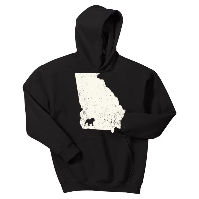 Georgia vs All Yall Retro Vintage Kids Hoodie