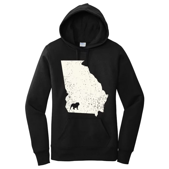 Georgia vs All Yall Retro Vintage Women's Pullover Hoodie